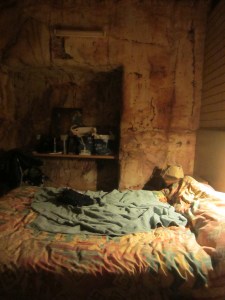 Sleeping under ground 